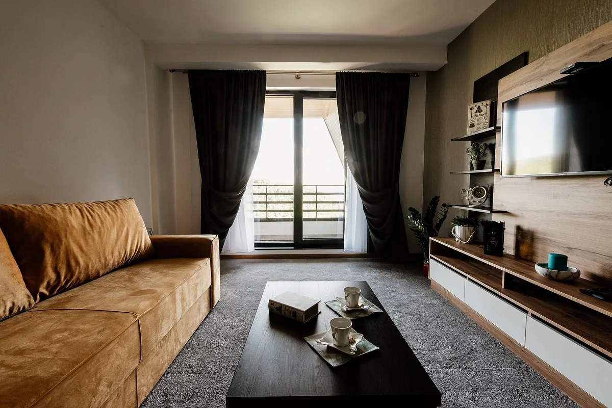 A warm, carefully cleared Lancashire living room